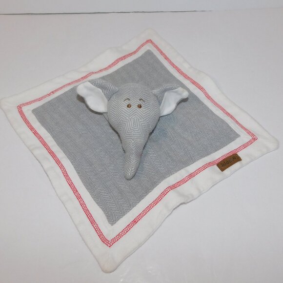 Juddlies Elephant Cottage Collection Baby Organic Cotton Security Blanket Lovey - Picture 1 of 6